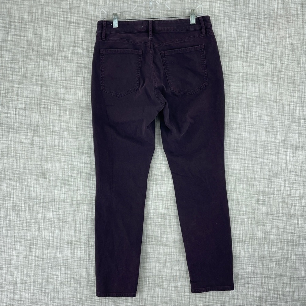 Loft Womens Size 8 purple pants 0773 - Picture 4 of 11
